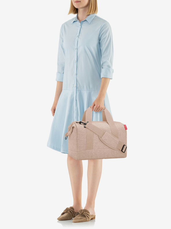 Reisenthel Beige Reisenthel Allrounder M Twist Coffee Potovalna torba za ženske