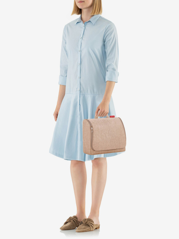 Reisenthel Bež Reisenthel toaletna torba XL Twist kava