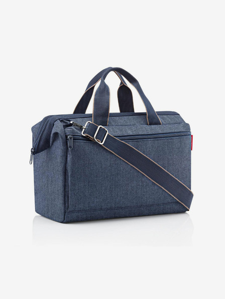 Reisenthel Reisenthel Allrounder S Pocket Herringbone Temno modra potovalna torba