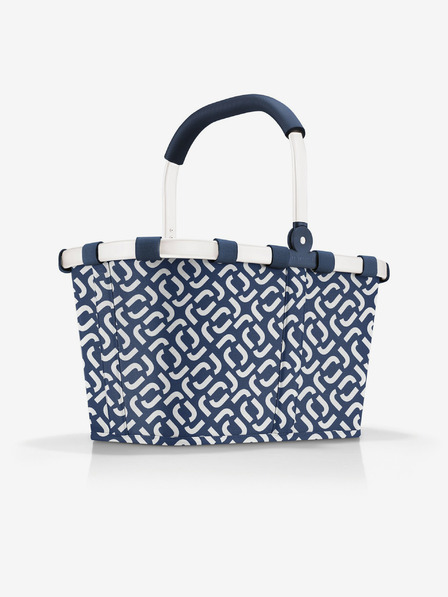 Reisenthel Temno modra vzorčasta torba Reisenthel Frame Signature Navy