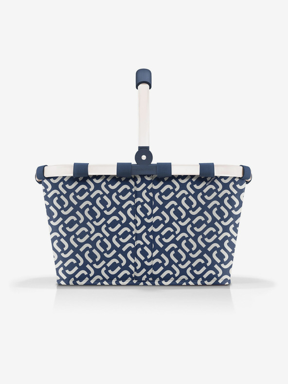 Reisenthel Temno modra vzorčasta torba Reisenthel Frame Signature Navy