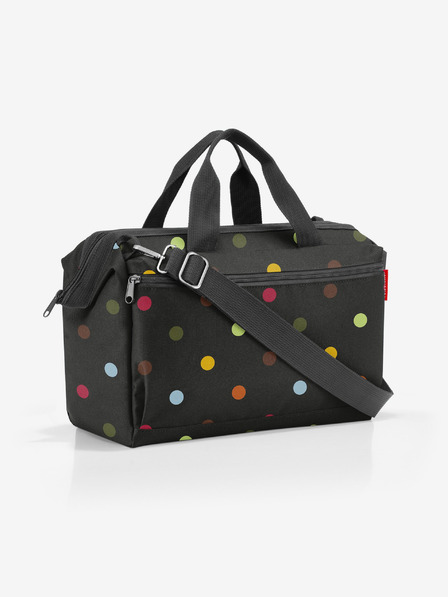 Reisenthel Potovalna torba Reisenthel Allrounder S Pocket Dots črna pikčasta potovalna torba