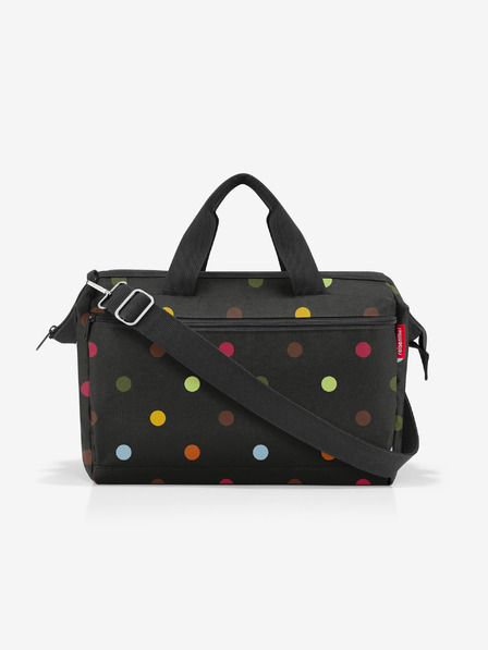 Reisenthel Potovalna torba Reisenthel Allrounder S Pocket Dots črna pikčasta potovalna torba
