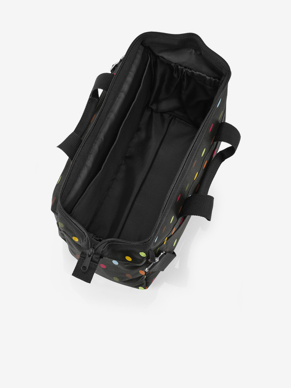 Reisenthel Potovalna torba Reisenthel Allrounder S Pocket Dots črna pikčasta potovalna torba