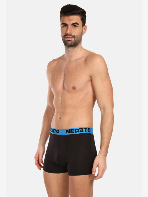 Nedeto Komplet treh moških boksaric v črni barvi Nedeto