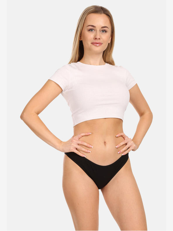 Nedeto Komplet petih ženskih boksaric črne barve Nedeto