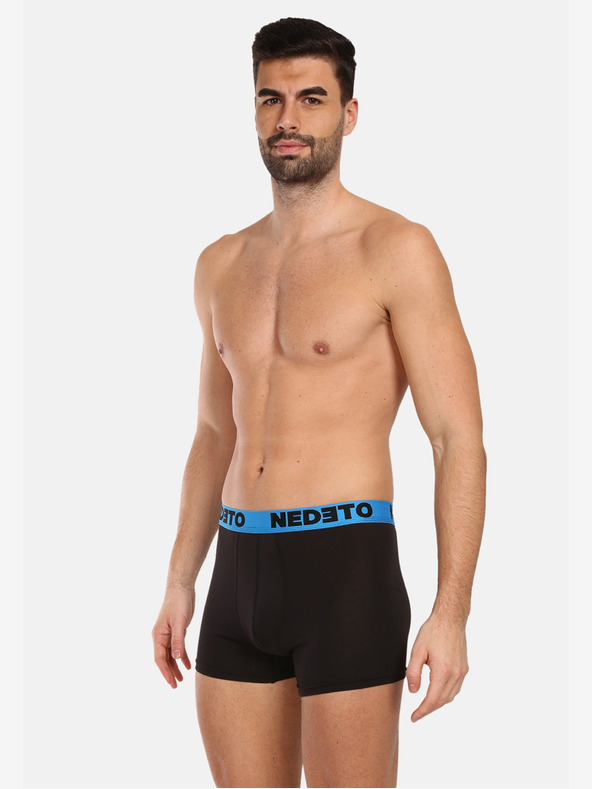 Nedeto Komplet petih moških boksaric v črni barvi Nedeto