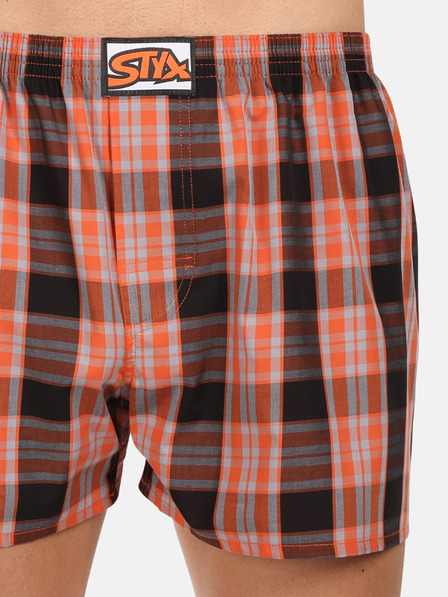 Styx Komplet treh moških kratkih hlač Styx classic elastic večbarvnih