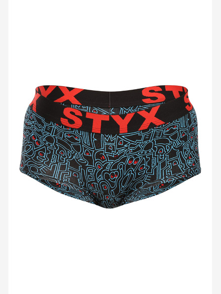 Styx Ženske umetniške hlače Styx z nogavico za črtkanje