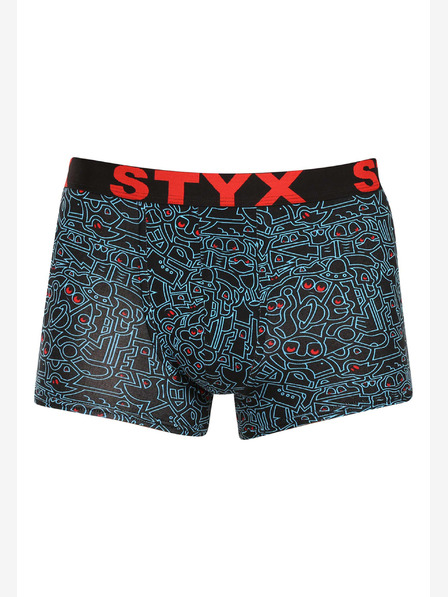 Styx Styx moške boksarice Styx art športne gumijaste z doodle nogo (G1256/2)