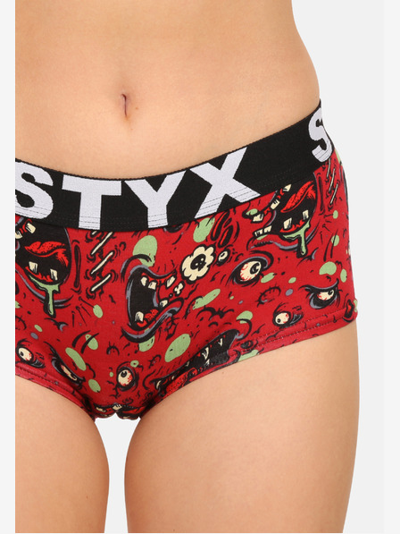 Styx Ženske spodnjice Styx art z nogo za zombije