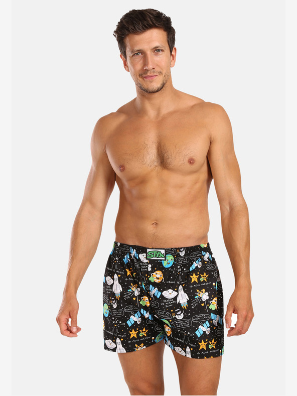 Styx Moške hlače Styx art klasične elastične vesoljske hlače