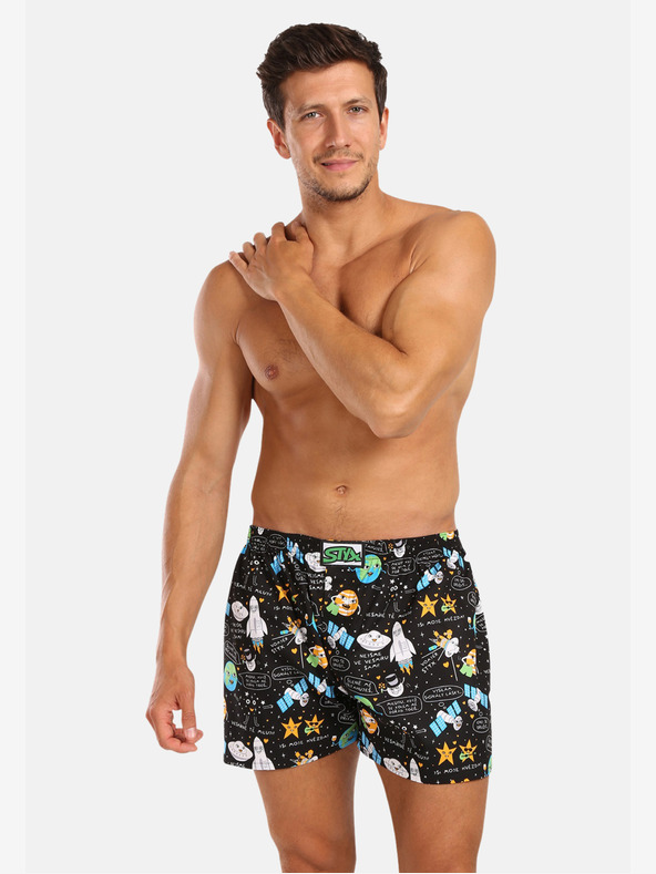 Styx Moške hlače Styx art klasične elastične vesoljske hlače