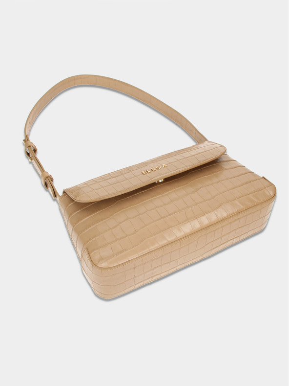 Elega Bež Ženska torbica z zavihkom Elega Dundee