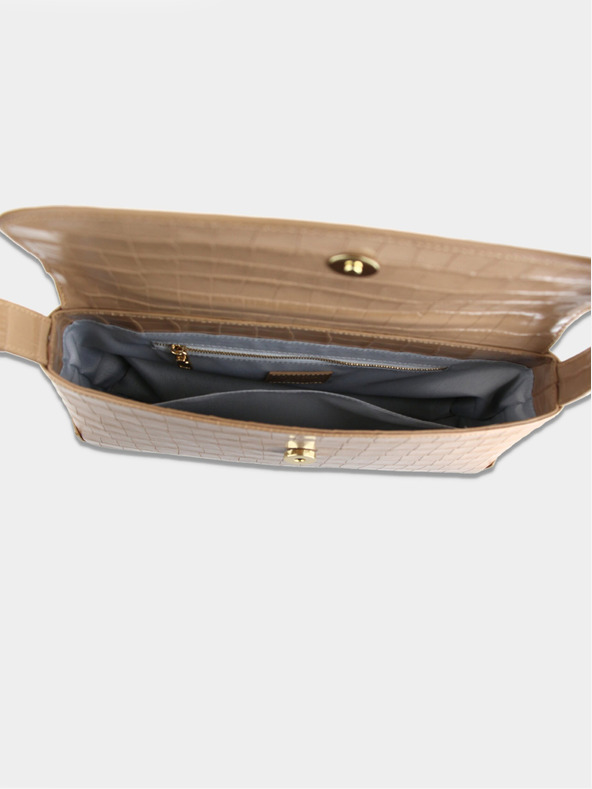 Elega Bež Ženska torbica z zavihkom Elega Dundee