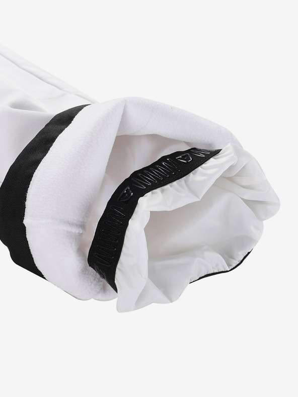 ALPINE PRO Ženske smučarske softshell hlače z membrano ALPINE PRO GERANA bele barve