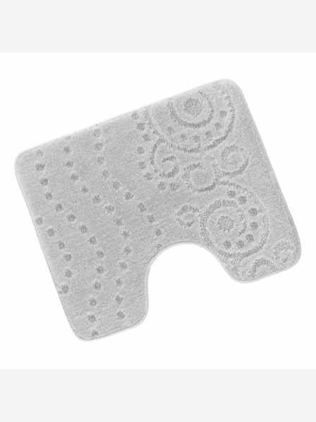 Bellatex Podloga za stranišče 50x60 cm ornament svetlo siva Bellatex