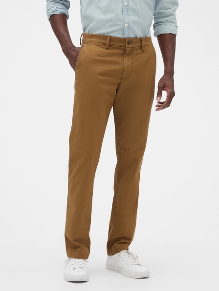 GAP Khaki slim fit hlače GapFlex GAP