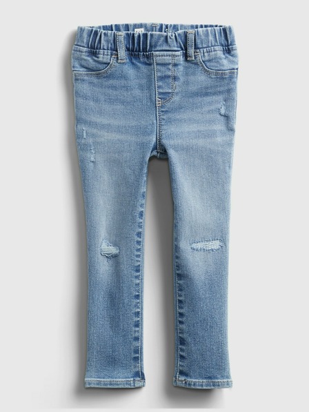 GAP Detské džínsy Distressed Jeggings GAP