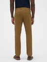 GAP Nohavice essential khaki strih úzky GapFlex GAP