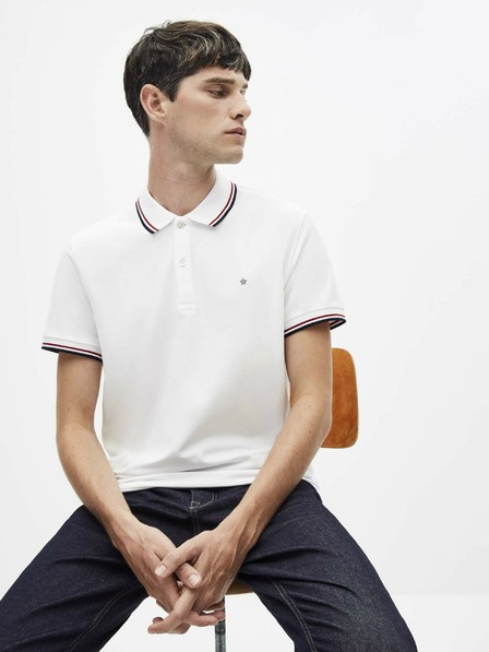 Celio Bela moška polo majica Celio Necetwo