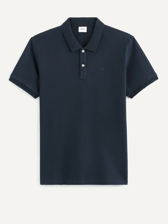 Celio Temno modra moška polo majica Celio