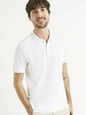 Celio Bela moška polo majica Celio