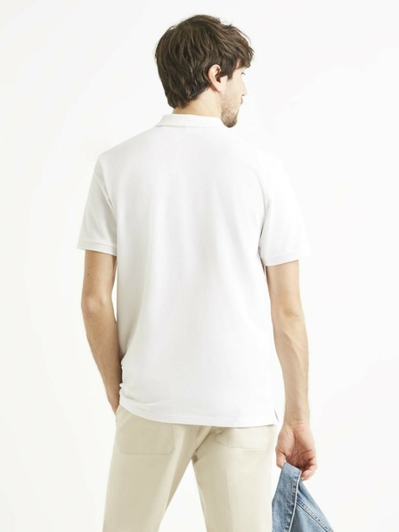 Celio Bela moška polo majica Celio