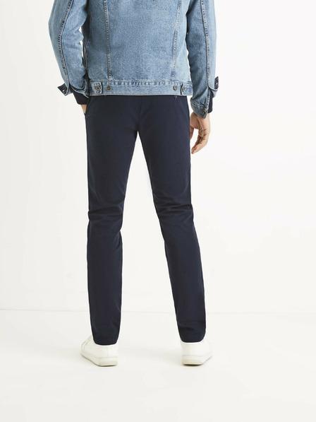Celio Temno modre moške hlače Celio