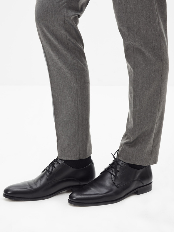 Celio Črni usnjeni polovični škornji Celio Rytaly