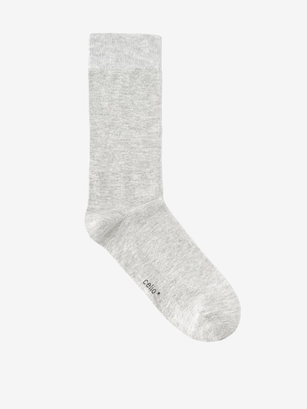 Celio Svetlo sive nogavice Celio Milo