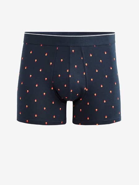 Celio Temno modre vzorčaste moške boksarice Celio Vivifiant