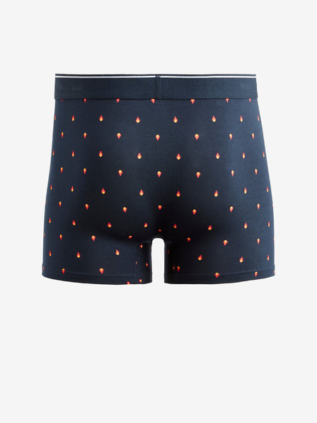 Celio Temno modre vzorčaste moške boksarice Celio Vivifiant