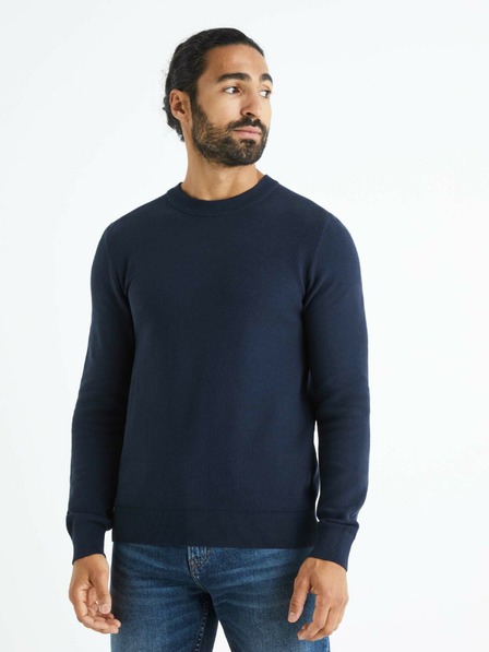Celio Temno modra Moški pulover Celio Bepic