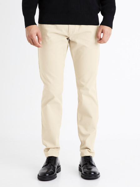 Celio Bež moške hlače chino Celio Tocharles