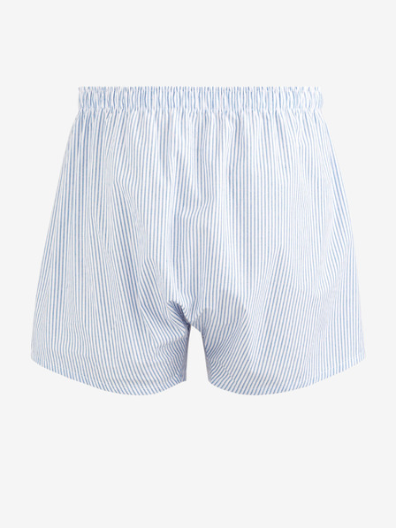Celio Modro-bele moške črtaste kratke hlače Celio Dibistripe