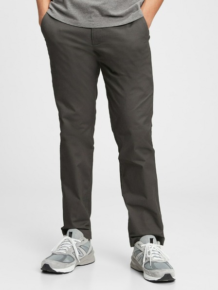 GAP Nohavice modern khaki rovné GapFlex