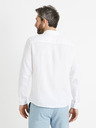 Celio Bela moška lanena srajca Celio Daflix