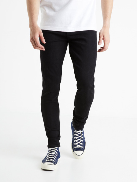 Celio Črne moške kavbojke ozkega kroja Celio Foskinny1