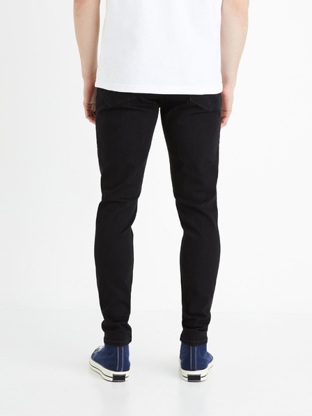 Celio Črne moške kavbojke ozkega kroja Celio Foskinny1