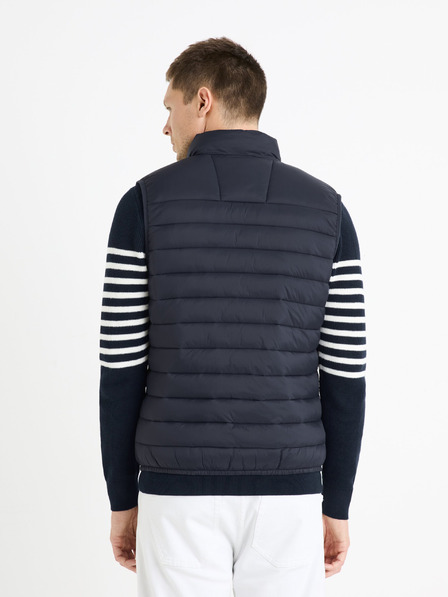 Celio Temno modra moška prešita jopica Celio Fulock