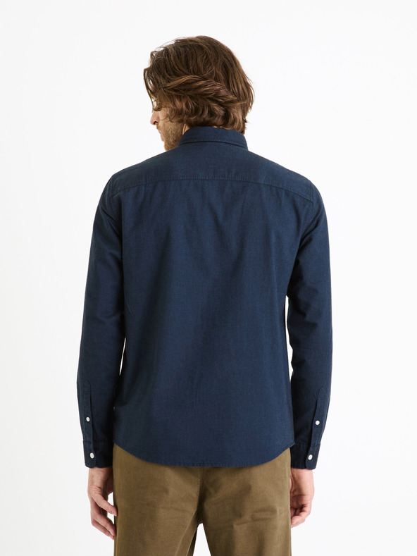 Celio Temno modra moška srajca Celio Daxford