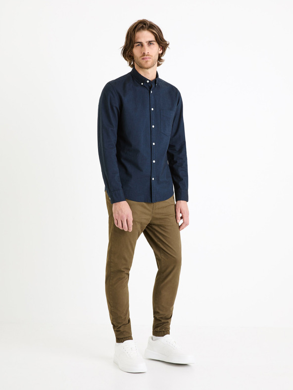 Celio Temno modra moška srajca Celio Daxford