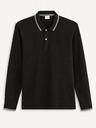 Celio Črna moška osnovna polo majica Celio Decolml