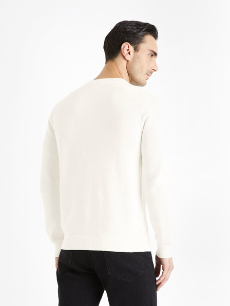 Celio Kremast moški osnovni pulover Celio Bepic