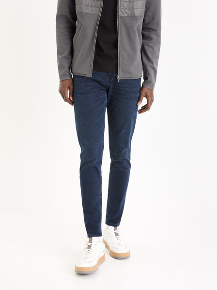 Celio Temno modre oprijete kavbojke Celio Foskinny