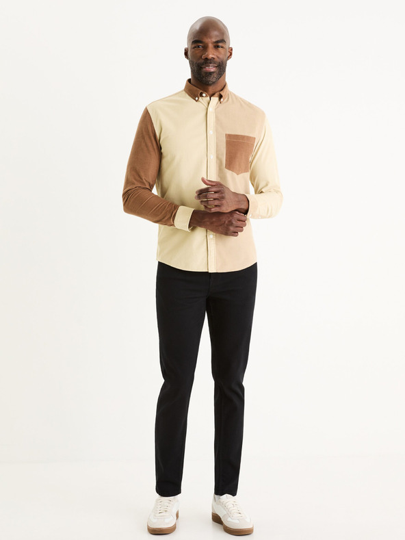 Celio Črne moške kavbojke tankega kroja Celio Dow