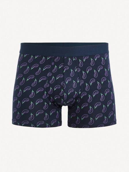 Celio Temno modre vzorčaste moške boksarice Celio Giboberneo