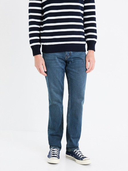 Celio Modre moške kavbojke ravnega kroja Celio Stlmaille