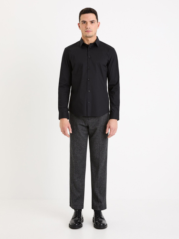 Celio Črna moška majica Celio Masantalrg